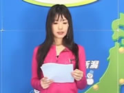 氣質超好的日本女主持當著觀眾在攝影棚爆操