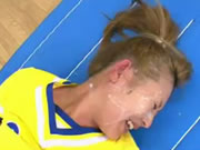爆乳啦啦啦隊校花激情各種體位顏射